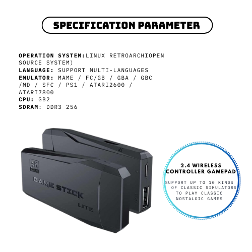 Retro Game Console - Ready to Play